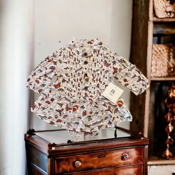 NWT Banana Republic Baby Top & Bloomer Set 0-3MO - Picture 2 of 11